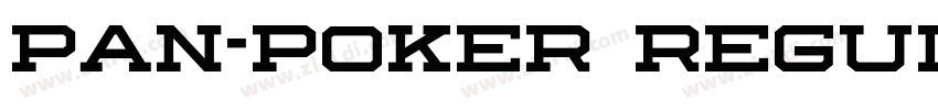 pan-poker Regular字体转换 pan-poker Regular字体转换